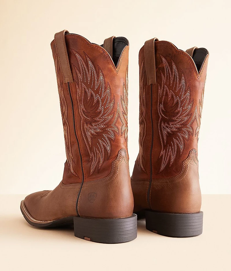 Sport Rider Leather Cowboy Boot