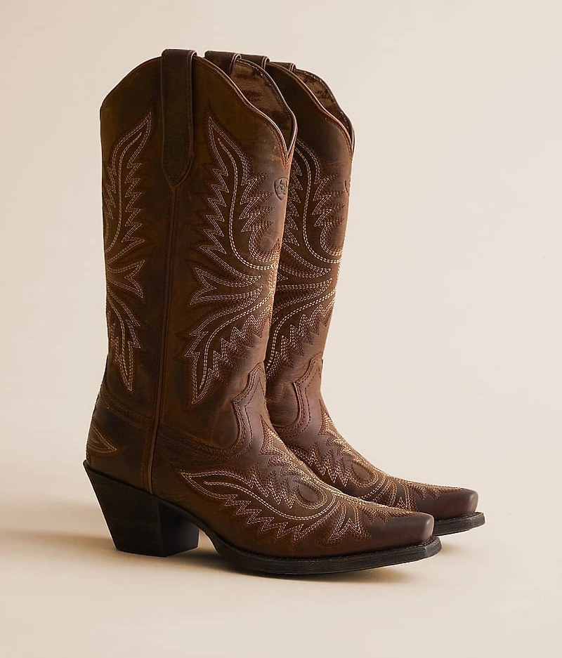 Round Up Collins Leather Western Boot