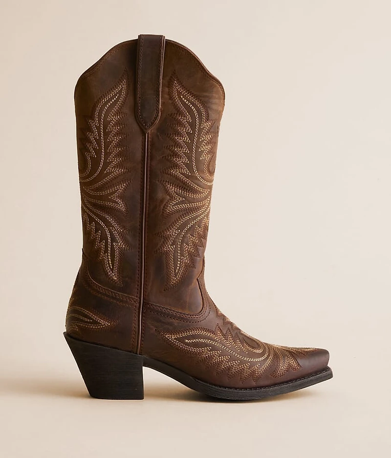 Round Up Collins Leather Western Boot