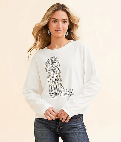 Meant For Walking Cropped T-Shirt