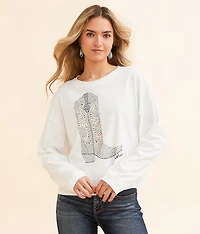 Meant For Walking Cropped T-Shirt