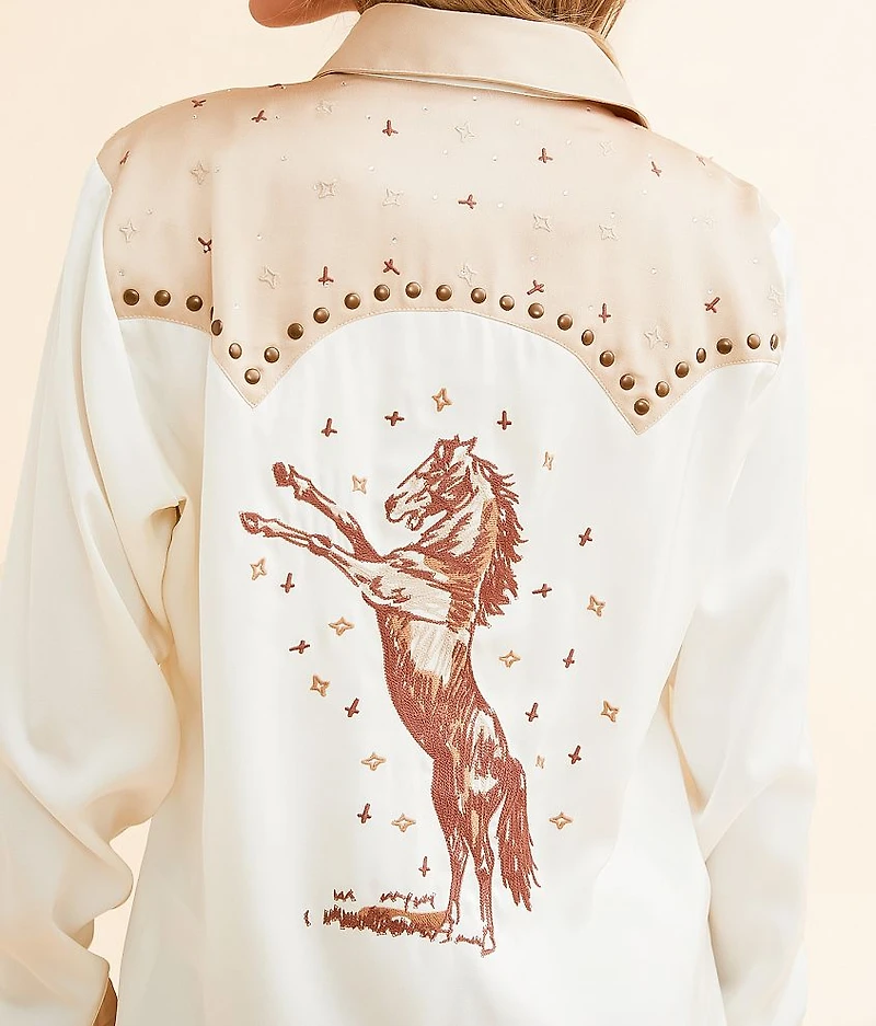 Wildhorse Western Satin Shirt