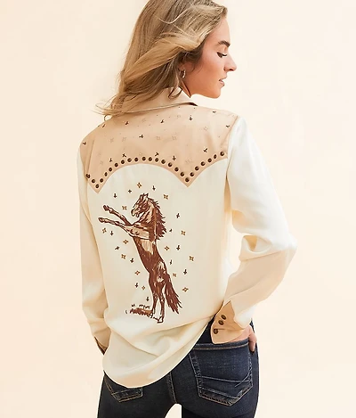 Wildhorse Western Satin Shirt