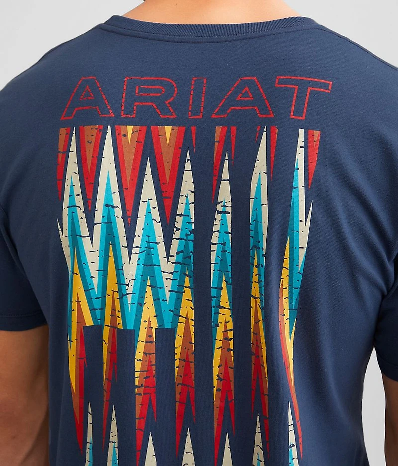 Sunset Crater Flag T-Shirt