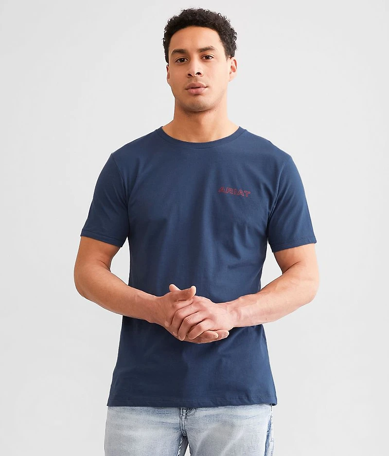 Sunset Crater Flag T-Shirt