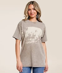 Western Mural Boyfriend T-Shirt