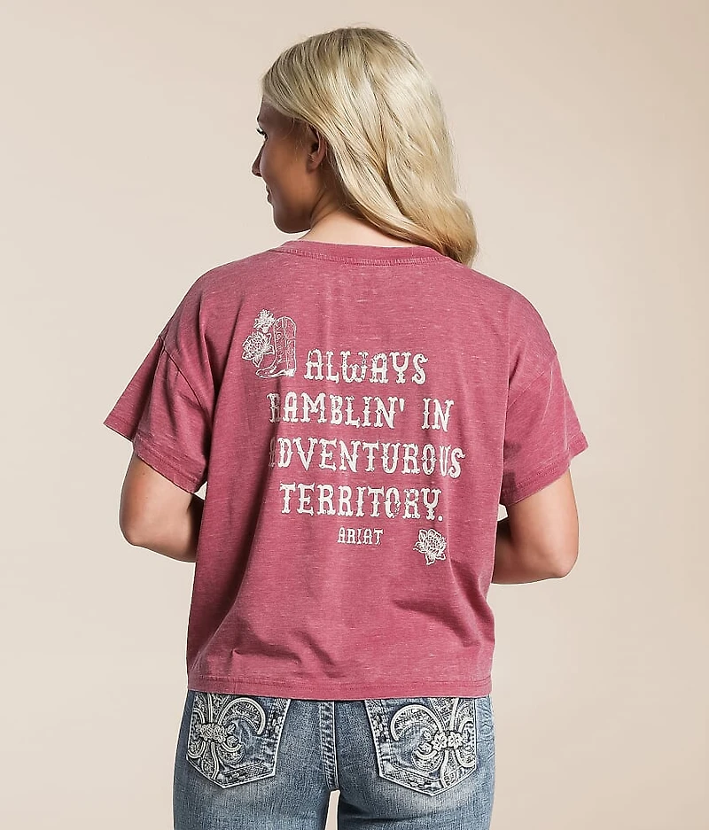 Always Ramblin' Cropped T-Shirt