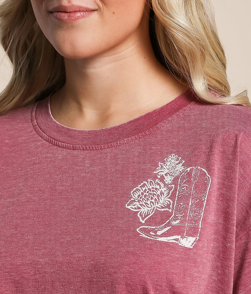 Always Ramblin' Cropped T-Shirt