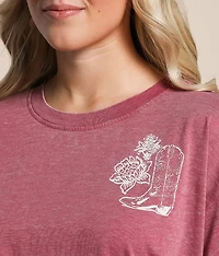 Always Ramblin' Cropped T-Shirt