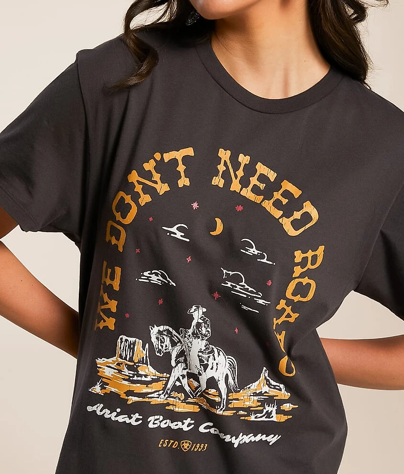 No Roads Boyfriend T-Shirt