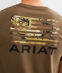 Digital Camo Flag T-Shirt