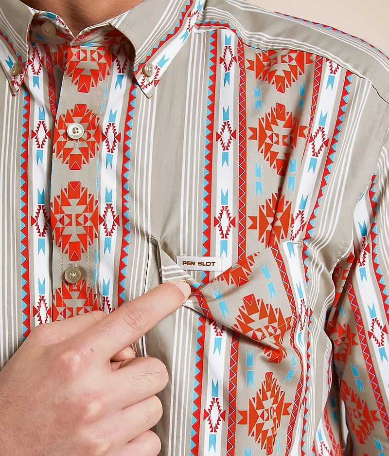 Wade Classic Western Stripe Shirt