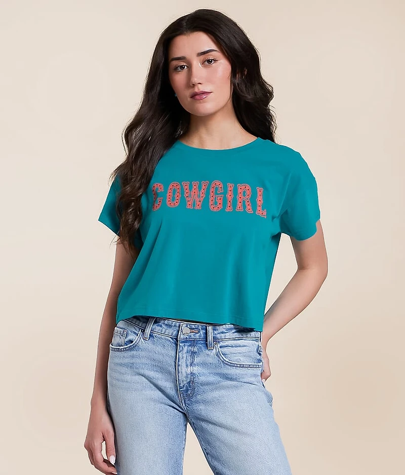 Cowgirl Boxy Cropped T-Shirt