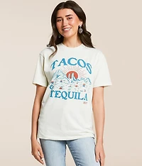 Tacos & Tequila Boyfriend T-Shirt