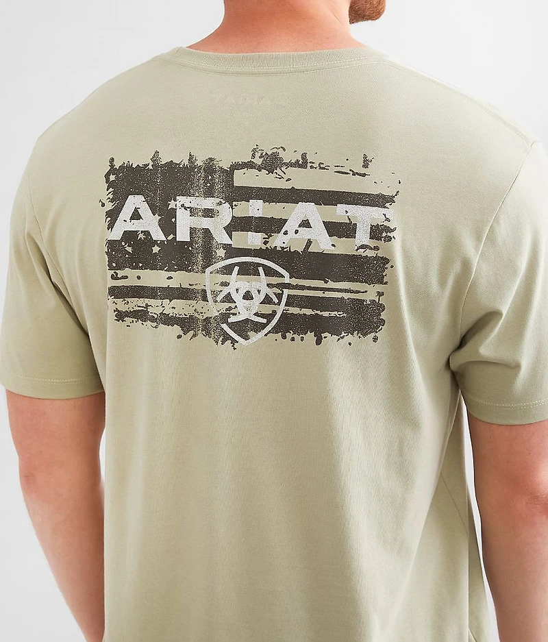 Liquid Stamp Flag T-Shirt