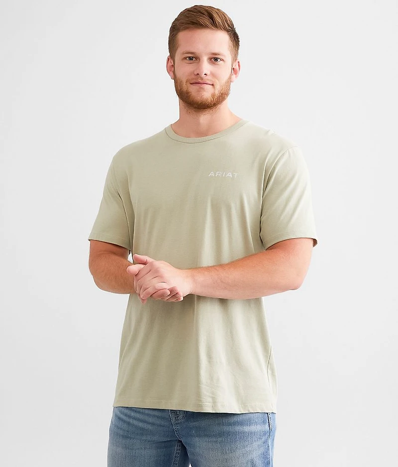 Liquid Stamp Flag T-Shirt