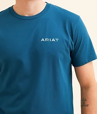 Liquid Stamp Flag T-Shirt