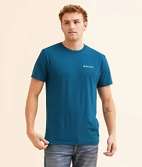 Liquid Stamp Flag T-Shirt