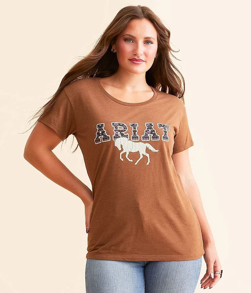 Patterned Bronco T-Shirt