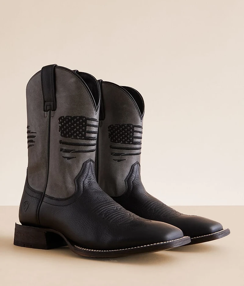 Circuit Patriot Leather Cowboy Boot