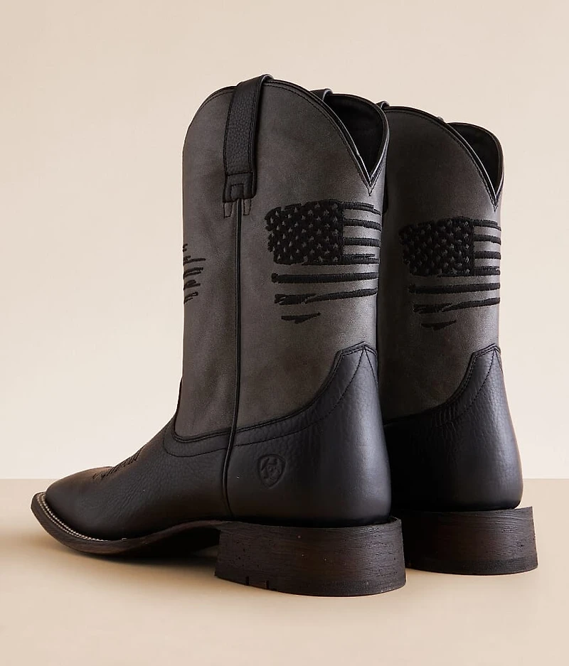 Circuit Patriot Leather Cowboy Boot