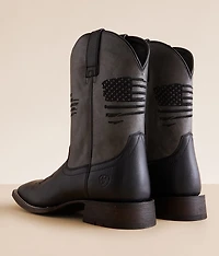 Circuit Patriot Leather Cowboy Boot
