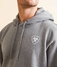 Liquid Stamp Flag Hooded Sweatshirt