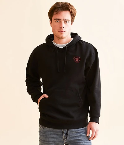 Diamond Open Hooded Sweatshirt