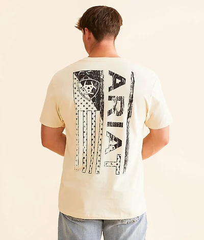 Stars & Bars Wood T-Shirt