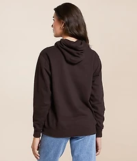 Embroidered Horse Hooded Sweatshirt
