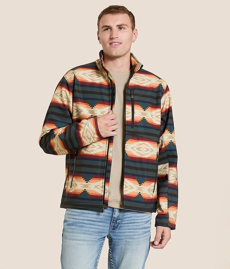 Logo Southwestern Softshell Jacket
