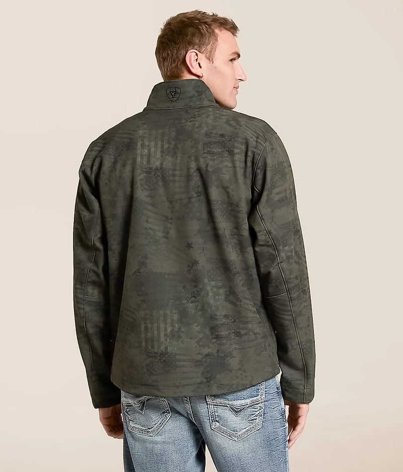 Patriot Flag Camo Softshell Jacket