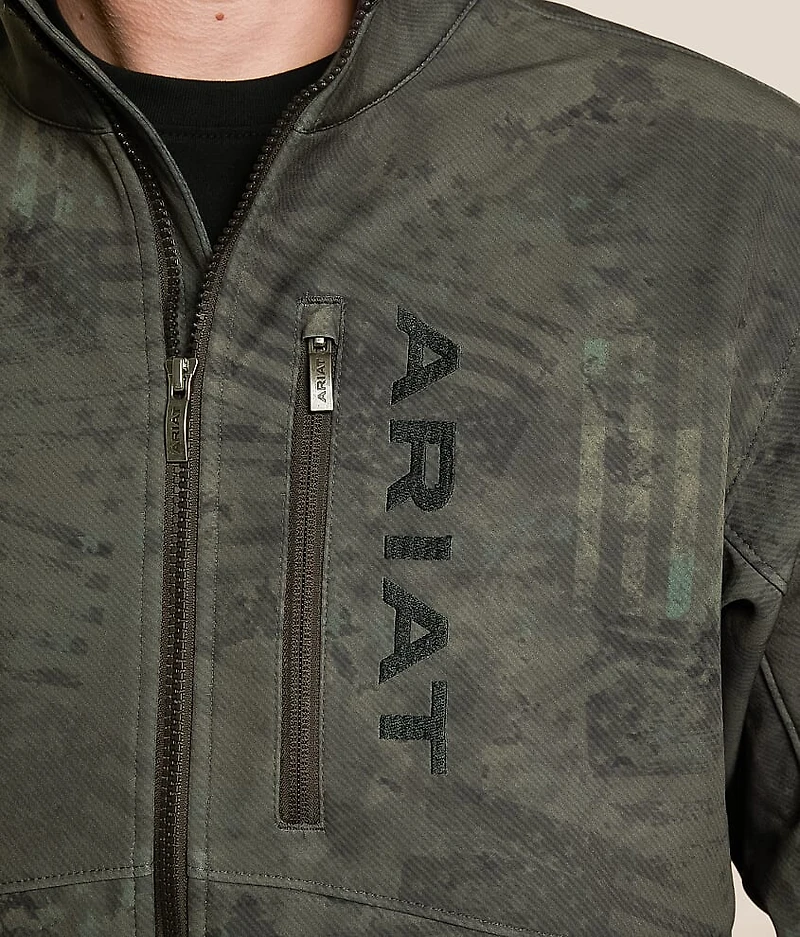 Patriot Flag Camo Softshell Jacket
