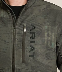 Patriot Flag Camo Softshell Jacket