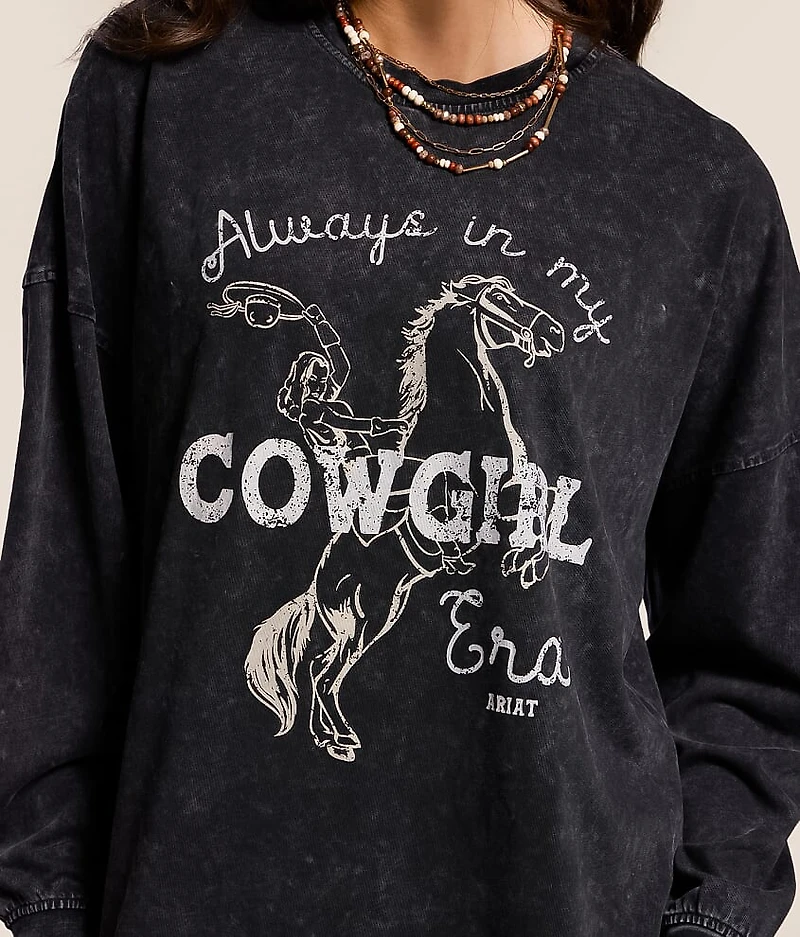 Canvas Cowgirl Oversized T-Shirt