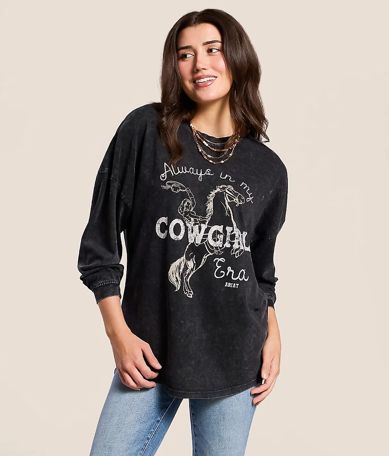 Canvas Cowgirl Oversized T-Shirt