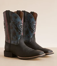 Sporty Liberty Antler Leather Cowboy Boot