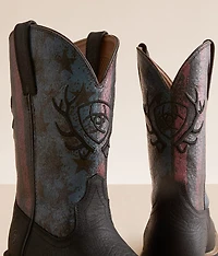 Sporty Liberty Antler Leather Cowboy Boot