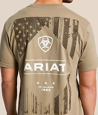 Wooden Diamond Flag T-Shirt