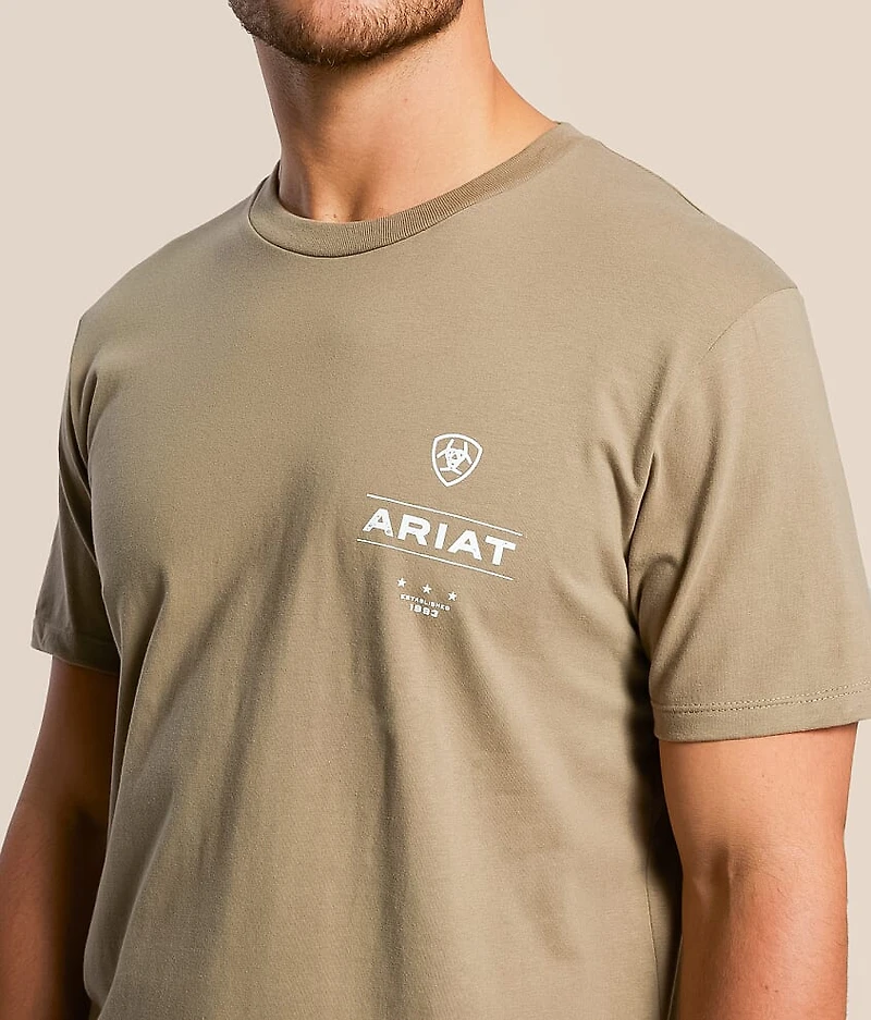 Wooden Diamond Flag T-Shirt