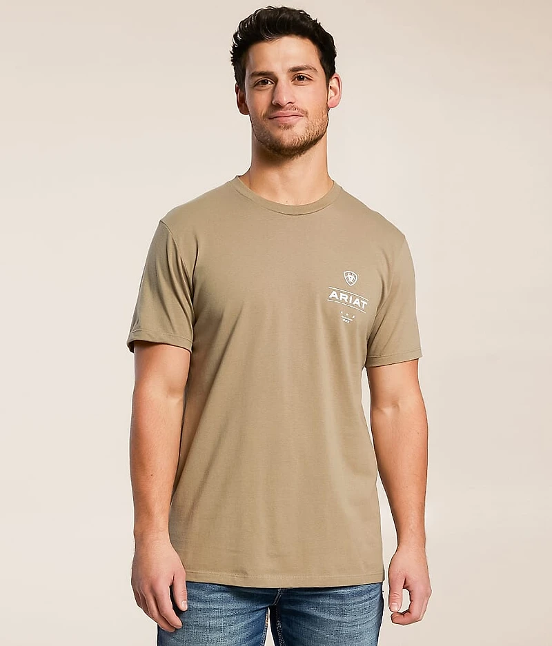 Wooden Diamond Flag T-Shirt