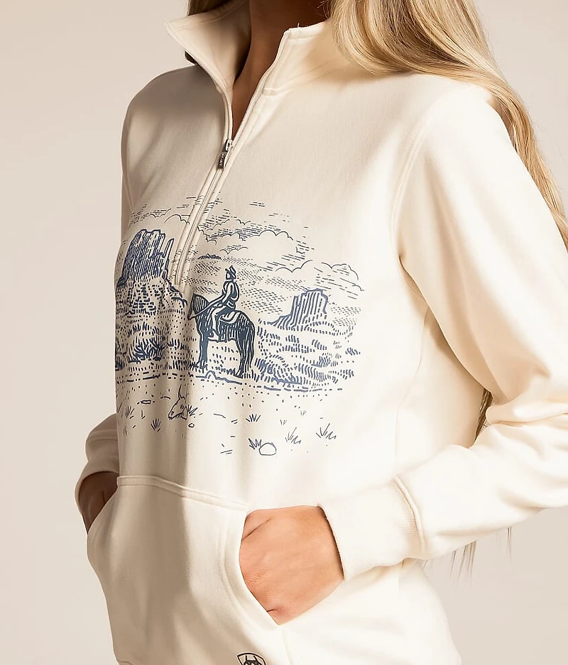 Quarter Zip Oversized Pullover