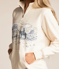 Quarter Zip Oversized Pullover