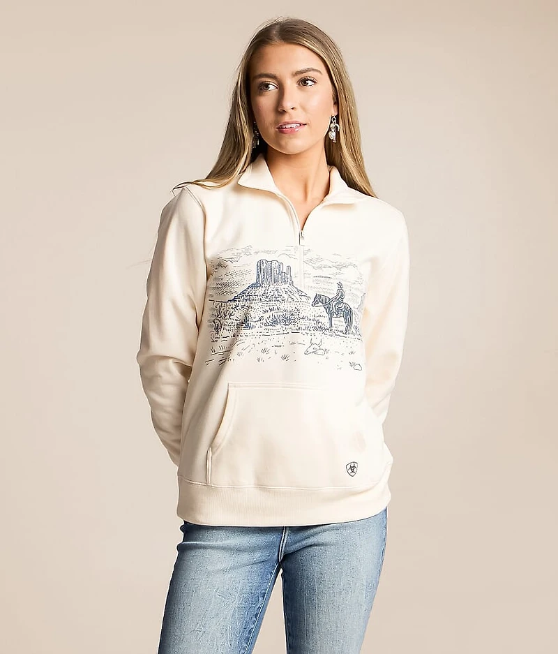 Quarter Zip Oversized Pullover