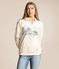Quarter Zip Oversized Pullover