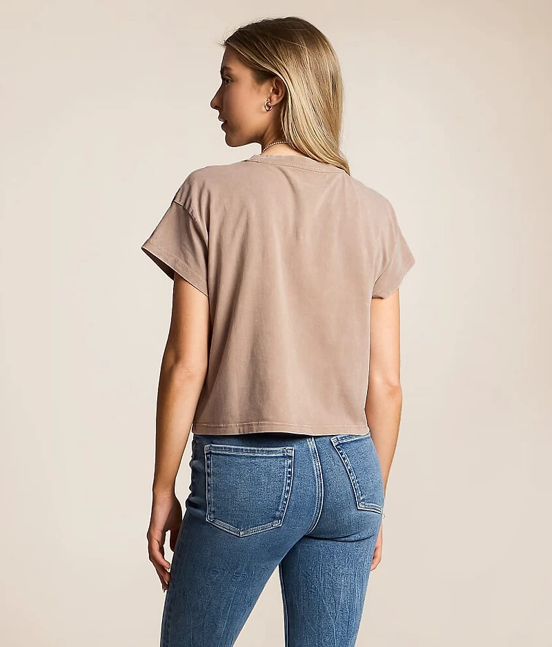 Paisley Cropped T-Shirt