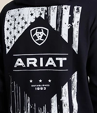 Diamond Flag Tonal Hooded Sweatshirt
