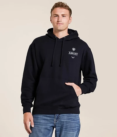 Diamond Flag Tonal Hooded Sweatshirt