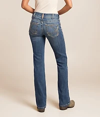 Mid-Rise Straight Stretch Jean