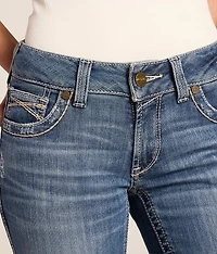 Mid-Rise Straight Stretch Jean